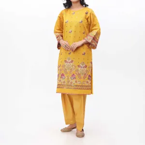 1PC- Embroidered Khadi Net Shirt PS3124