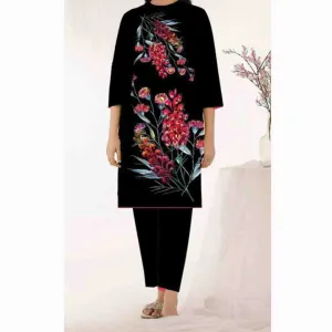 1PC- Unstitched Printed Khaddar Shirt PW8310