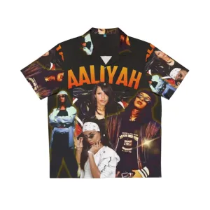 Aaliyah Vintage 90s Hawaiian Shirt - Retro R&B Music Inspired