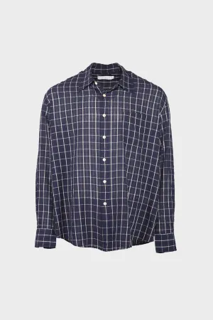 Above Shirt - Dark Mediterranean Check