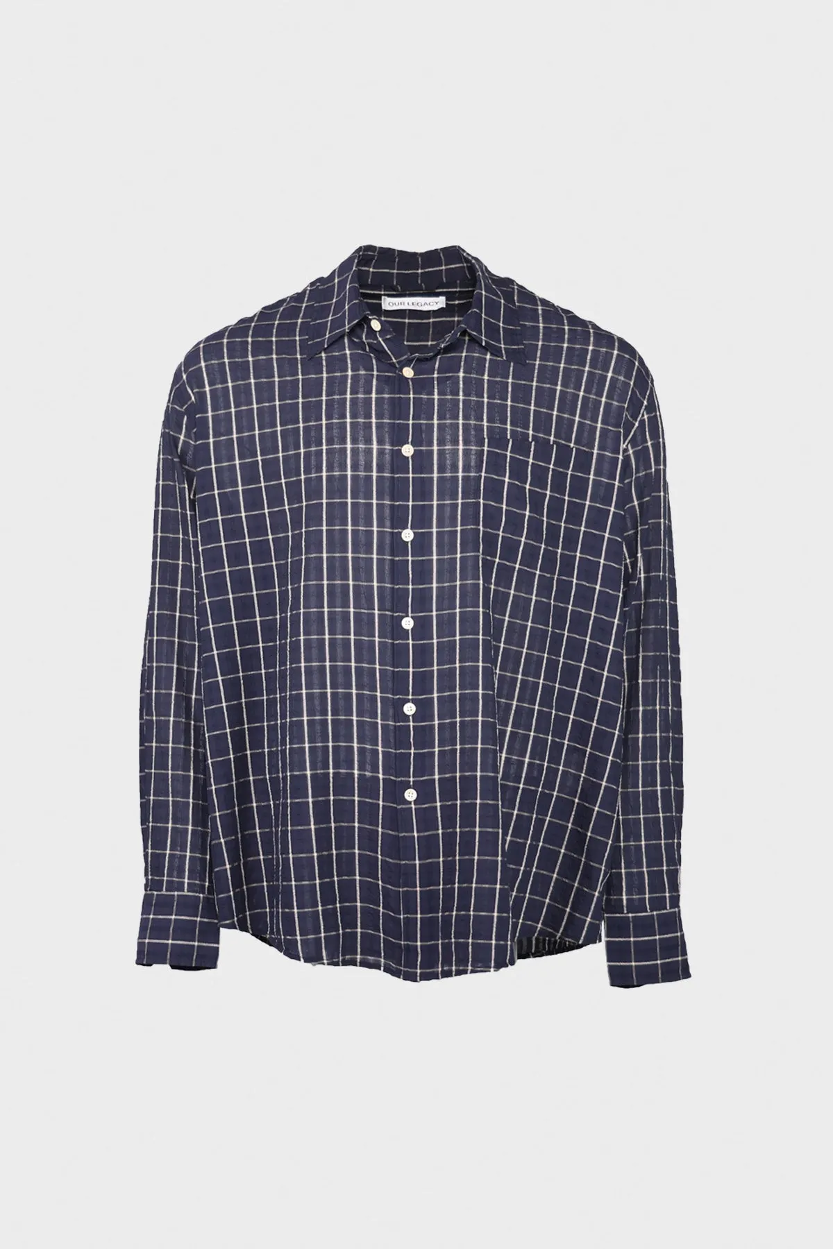 Above Shirt - Dark Mediterranean Check