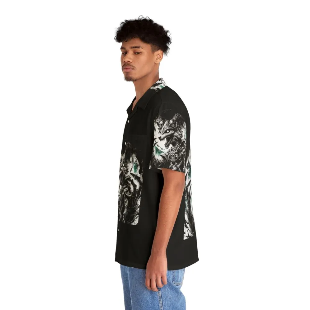 Adorable Furry Art Hawaiian Shirt for Animal Lovers