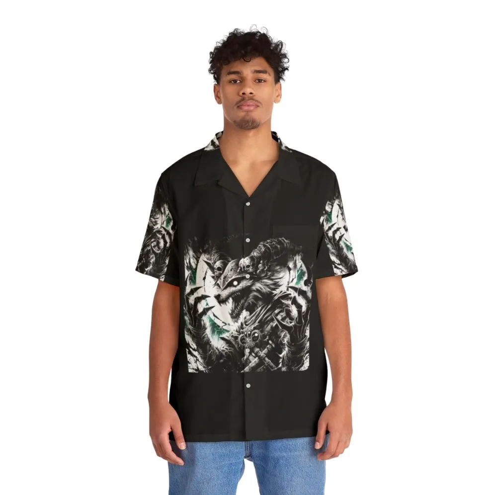 Adorable Furry Art Hawaiian Shirt for Animal Lovers