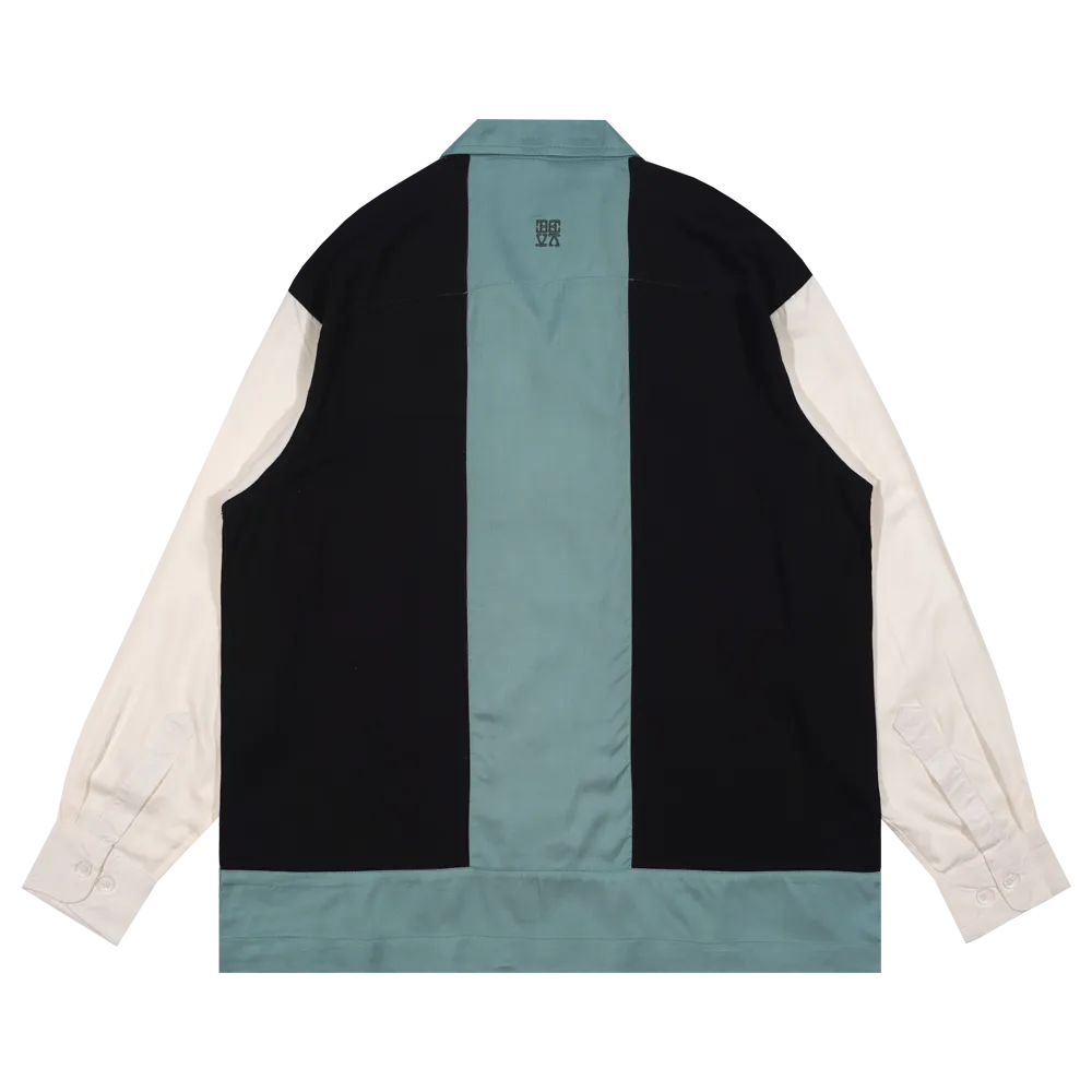 ALLEY L/S Souvenir Shirt [Off white/Multi]