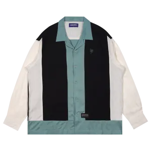ALLEY L/S Souvenir Shirt [Off white/Multi]