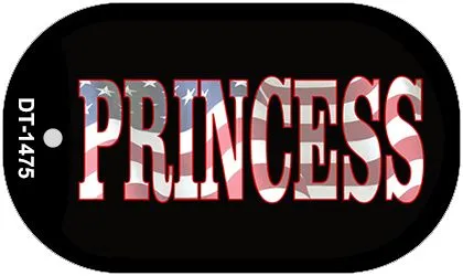American Princess Metal Novelty Dog Tag Necklace DT-1475