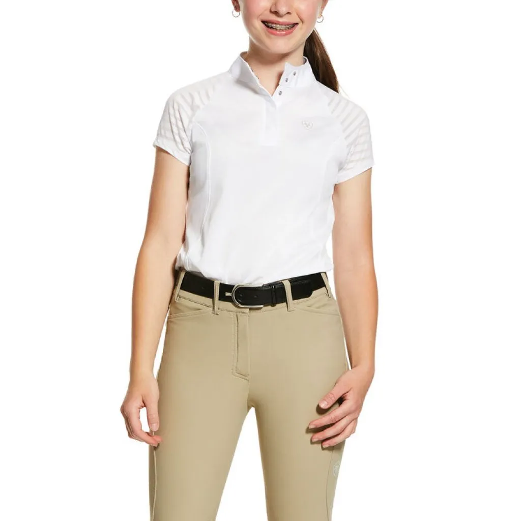Aptos Vent Show Shirt for Girls by Ariat
