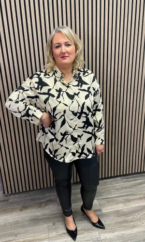 ASTRID SHIRT (BIRCH/BLACK)