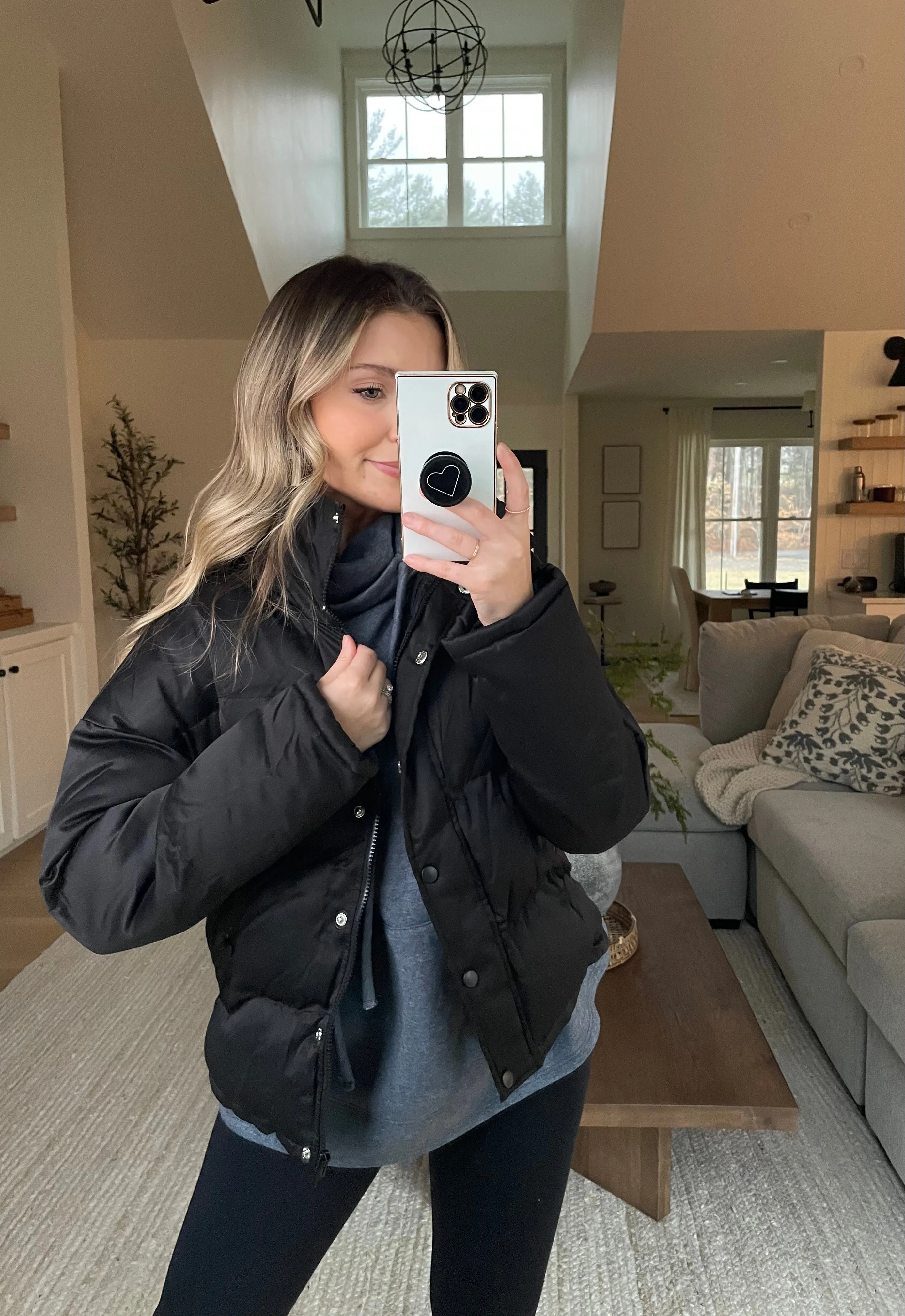 Autumn Puffer Jacket // Black