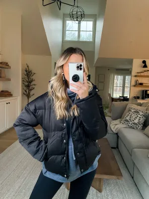 Autumn Puffer Jacket // Black