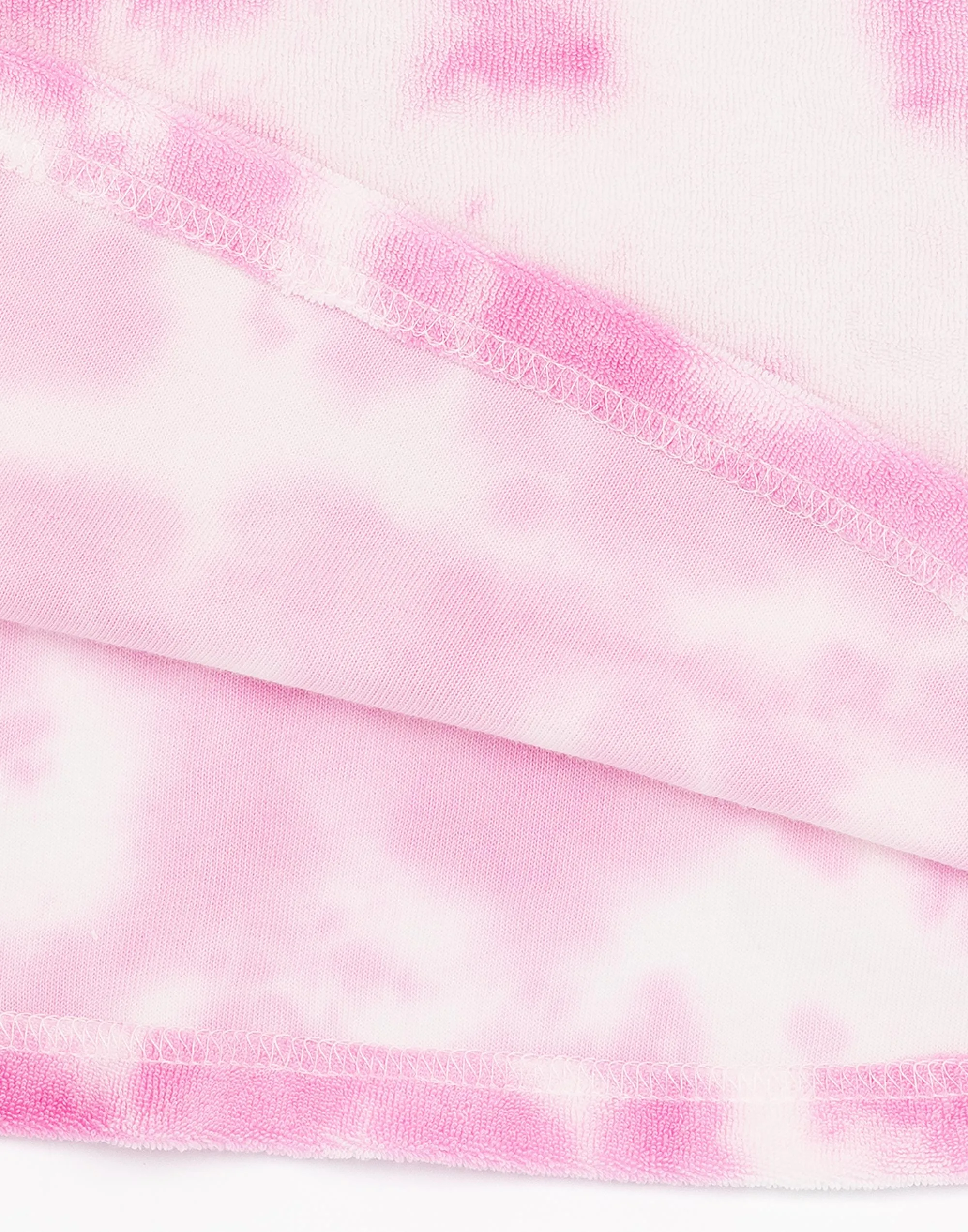 Barbie Girls Pink Tie Dye Towel Poncho Beach Cover Up