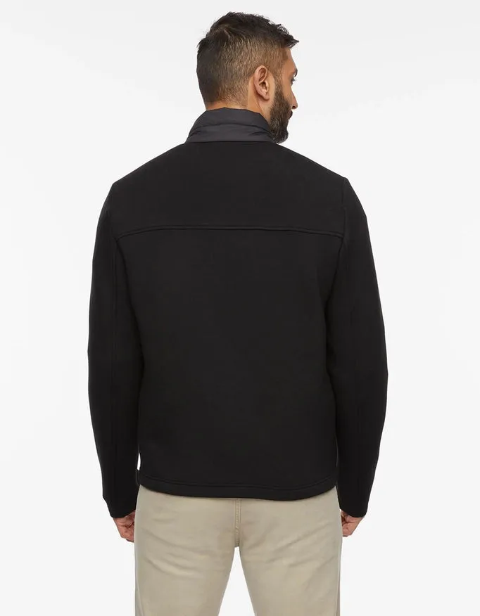 Bernardo Mens Neoprene Puffer Combo Jacket