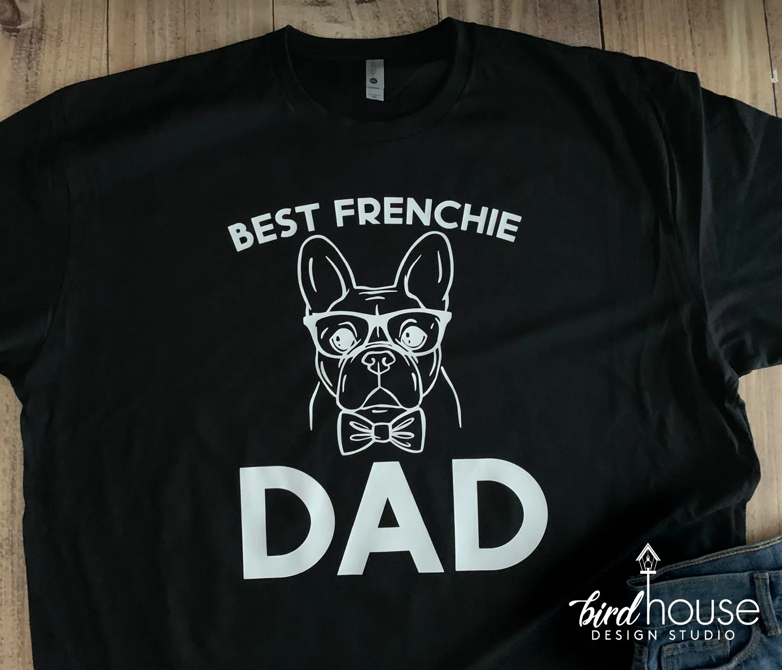 Best Frenchie Dad Grandpa Shirt, Cute Personalized Gift