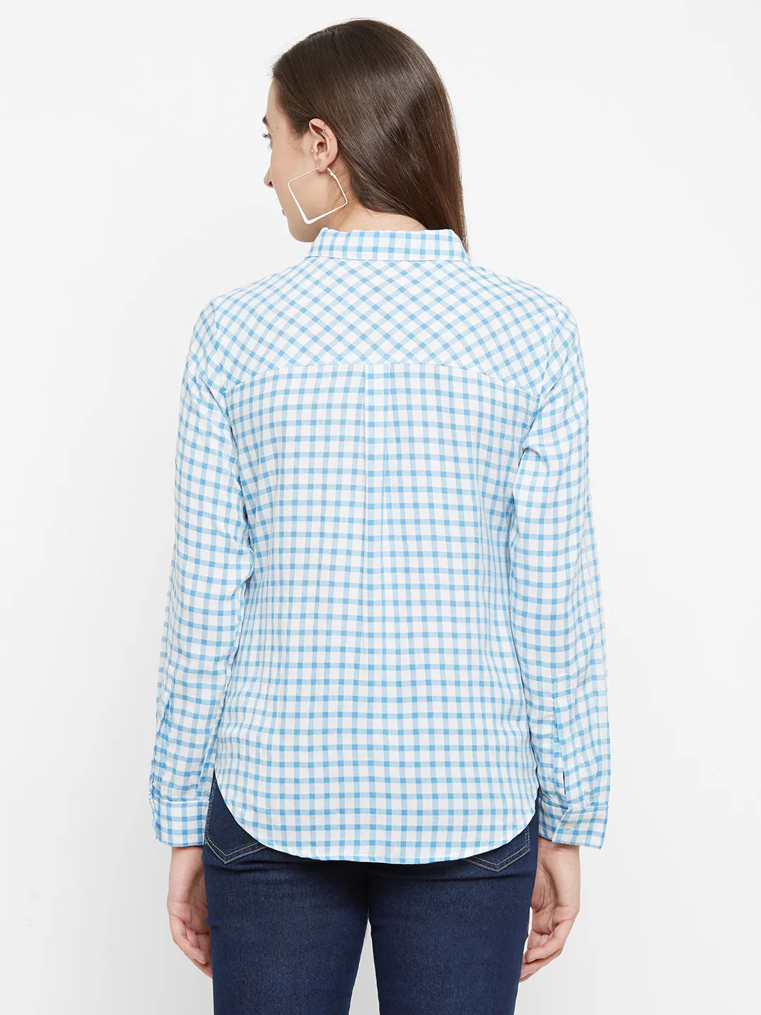 Blue Checkered Shirt