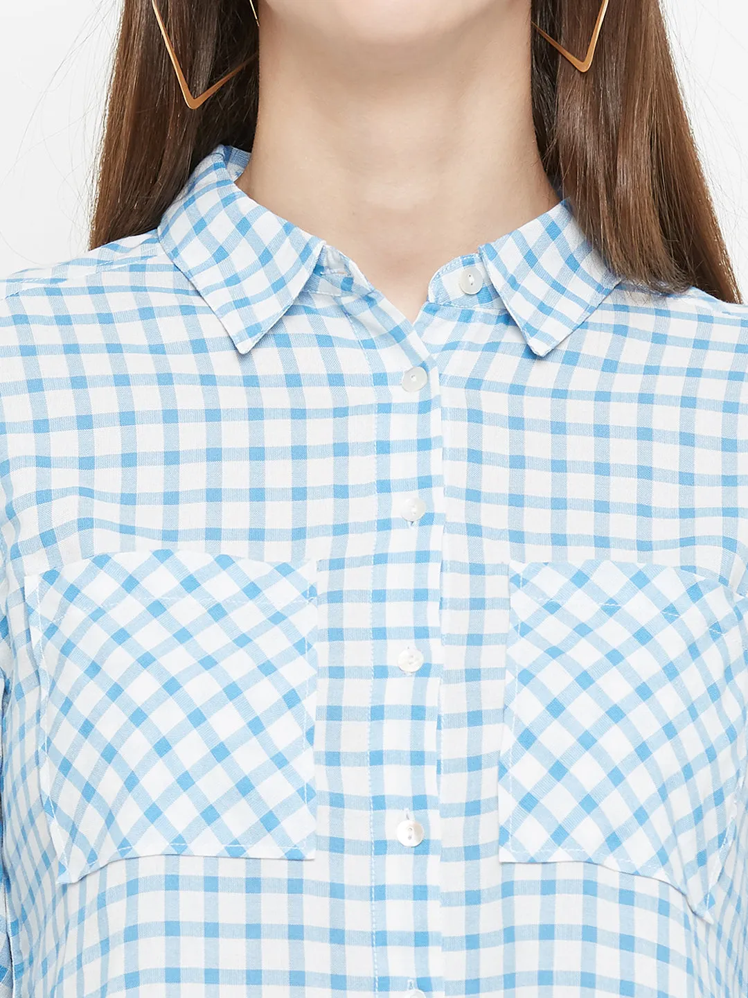 Blue Checkered Shirt