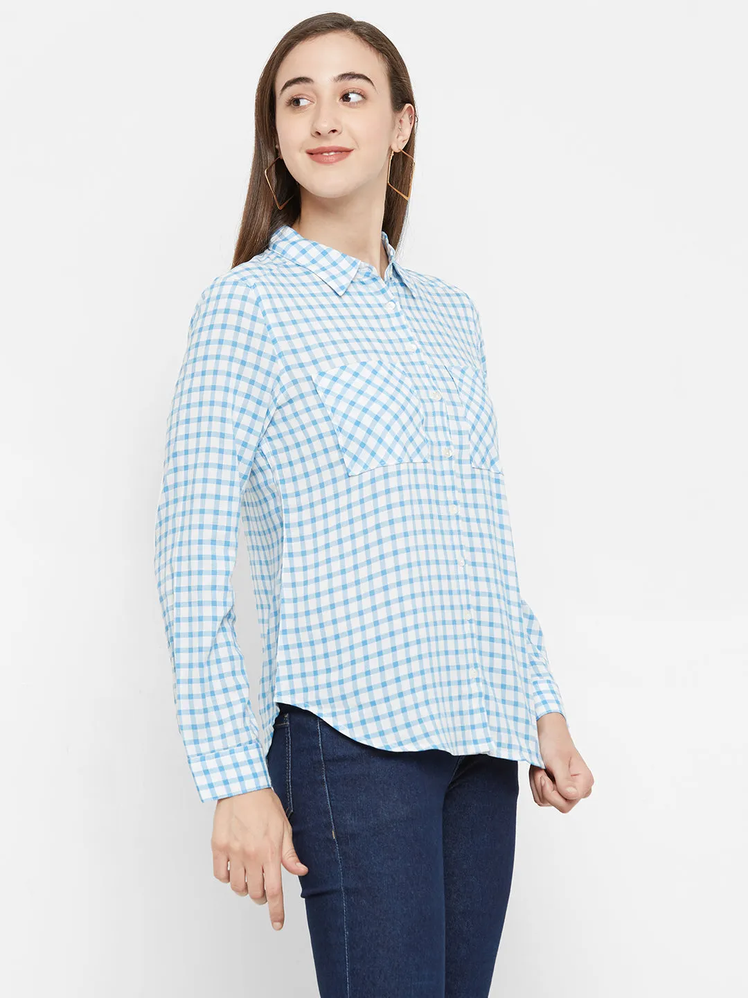 Blue Checkered Shirt