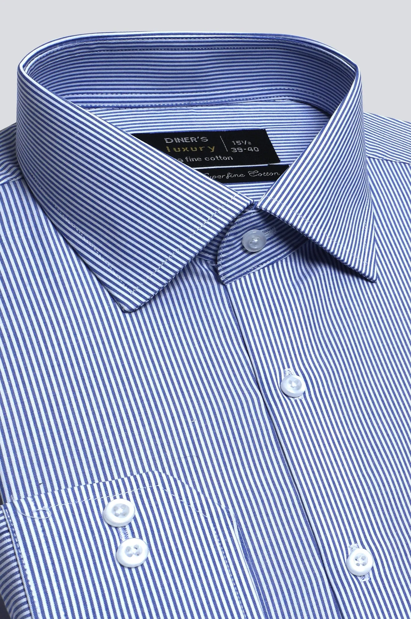 Blue Pin Stripe Formal Shirt