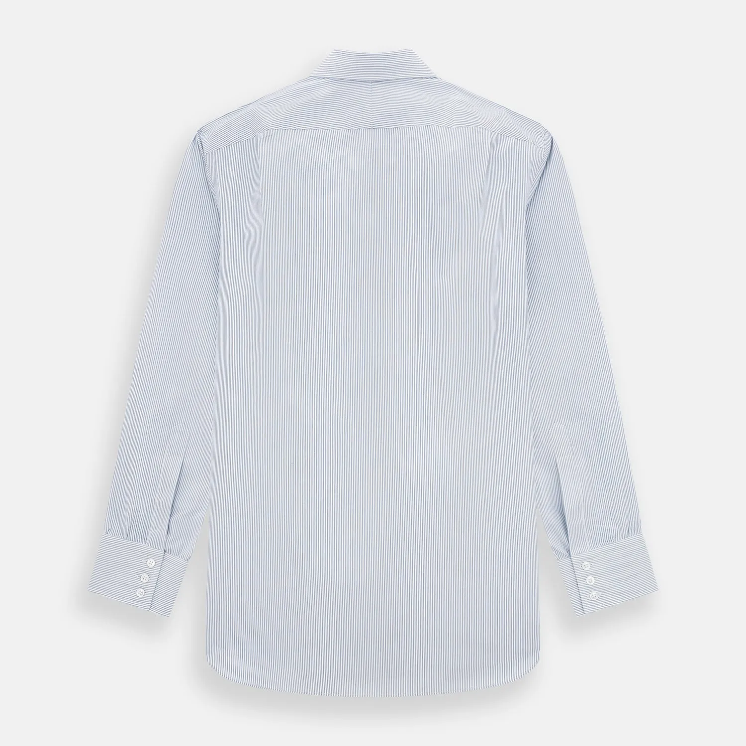 Blue Ticking Pinstripe Mayfair Shirt