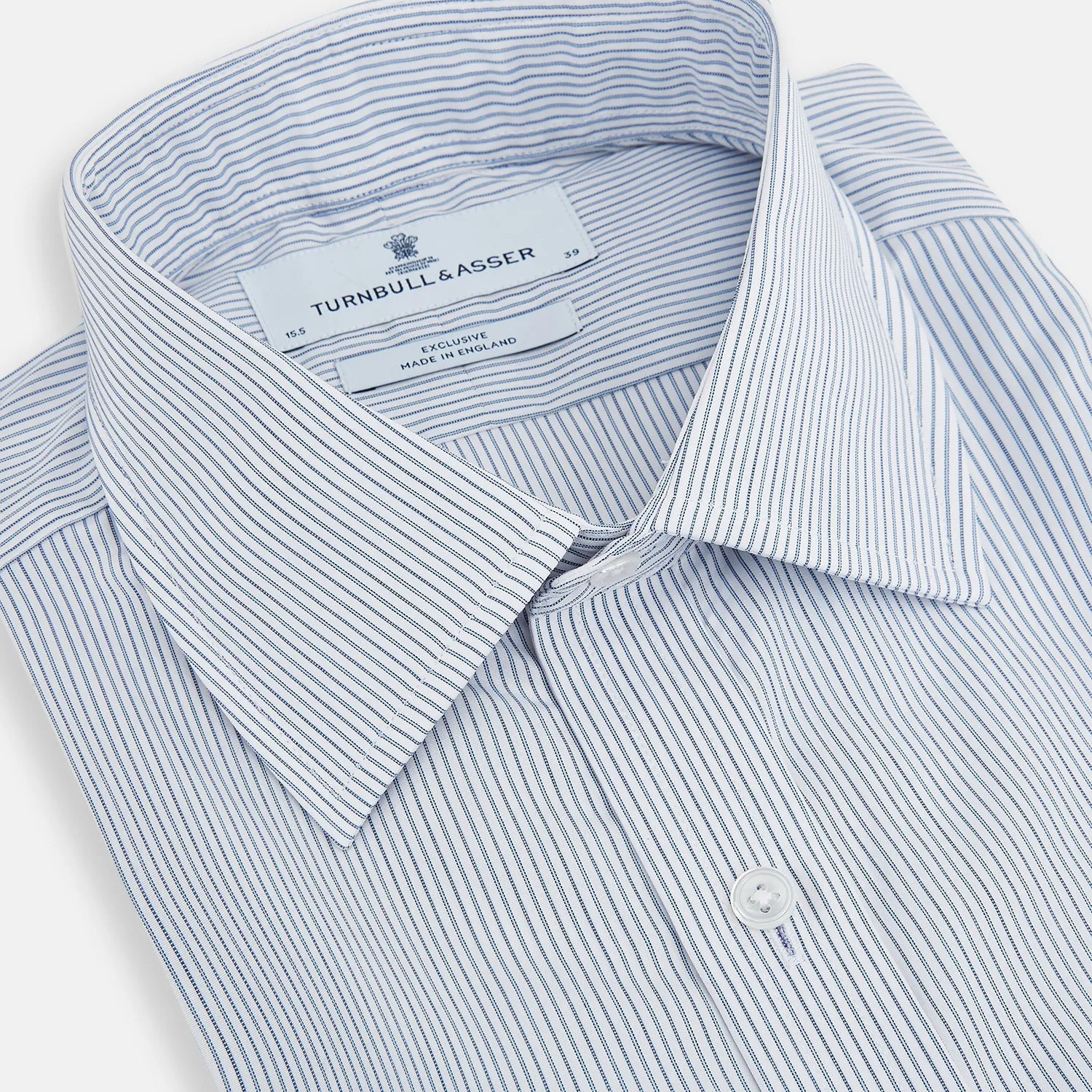 Blue Ticking Pinstripe Mayfair Shirt