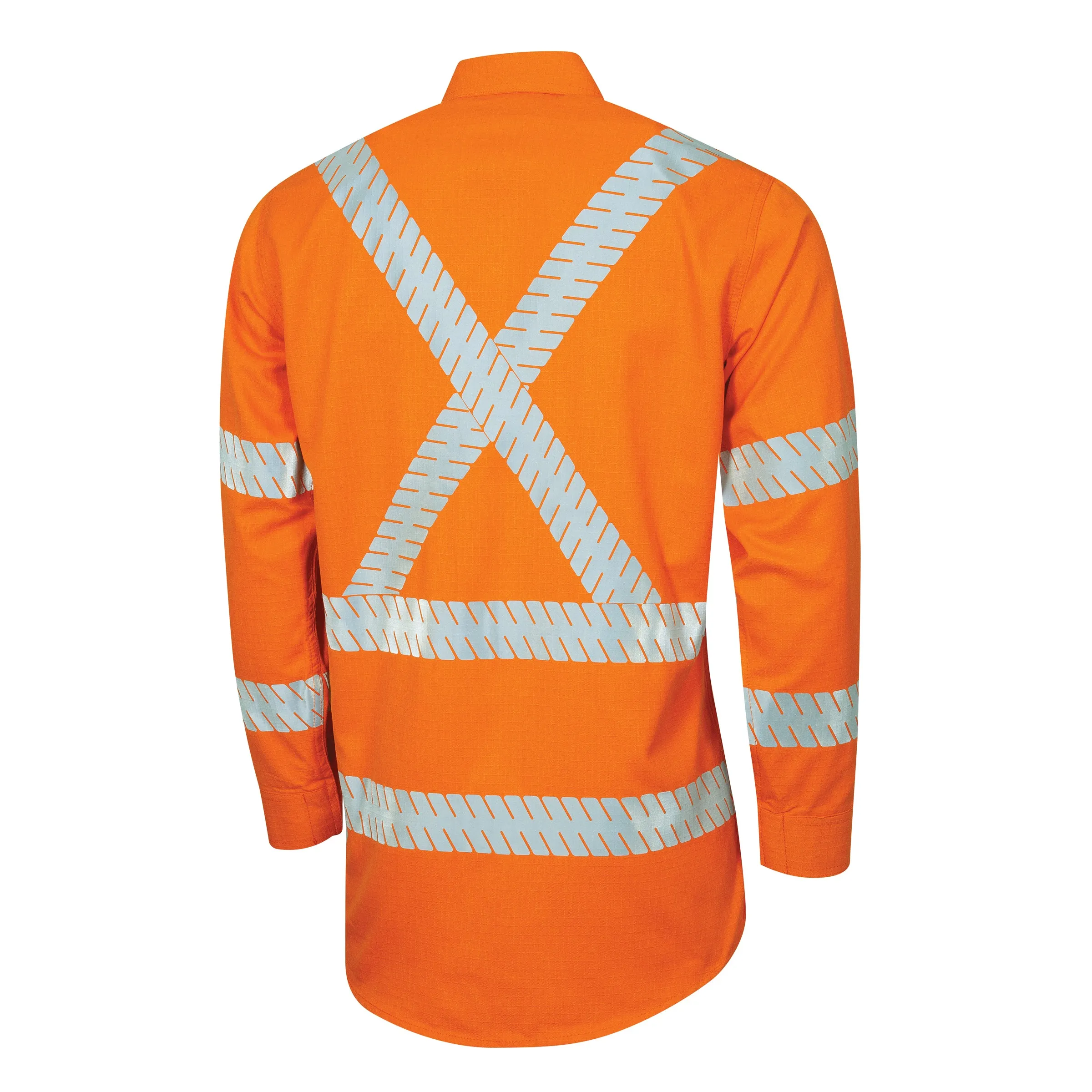 Bool Shirt Parvotex® Inherent Fire Retardant Hi Vis L/S c/w Loxy® FR Tape HRC2  BW1590T5