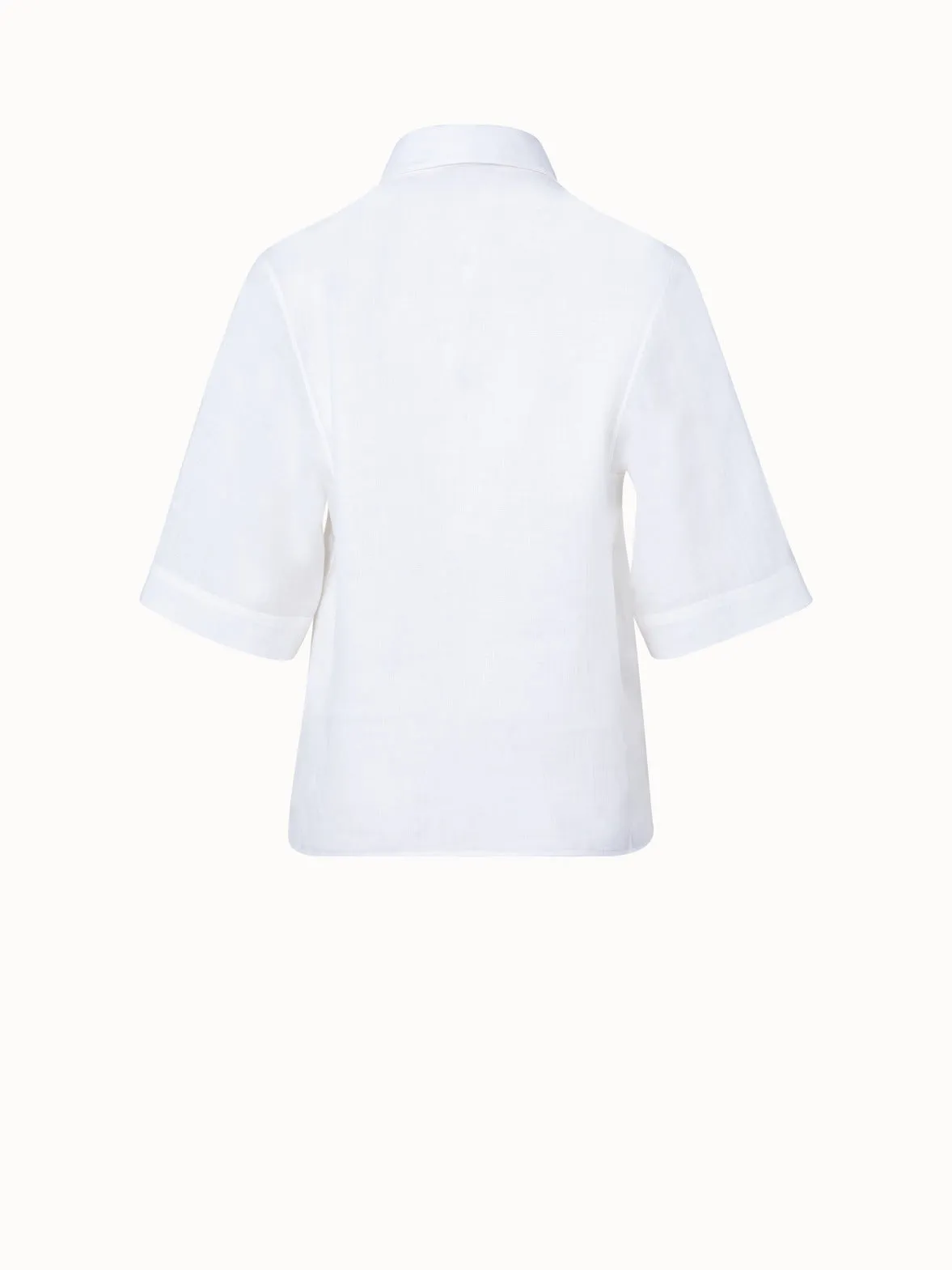 Boxy Linen Voile Blouse
