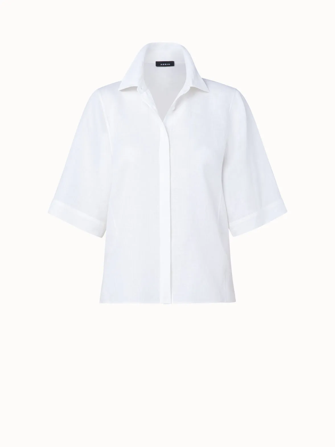 Boxy Linen Voile Blouse
