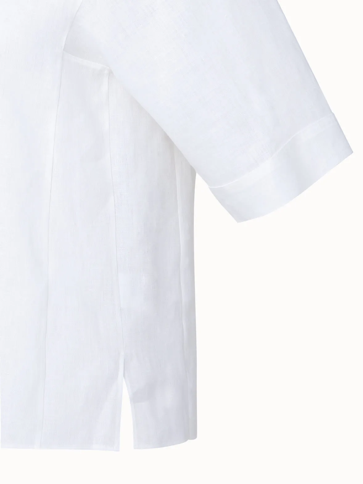 Boxy Linen Voile Blouse