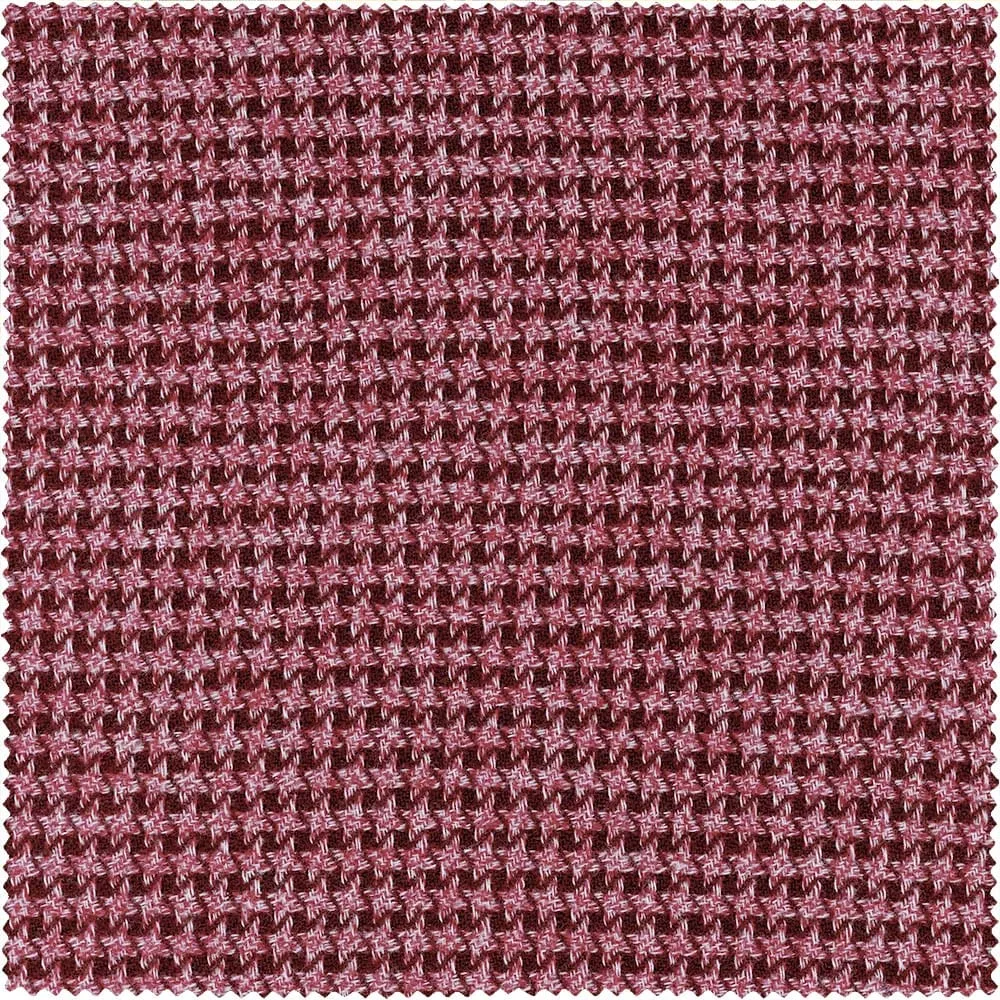 Burgundy Brushed Houndstooth Flannel
