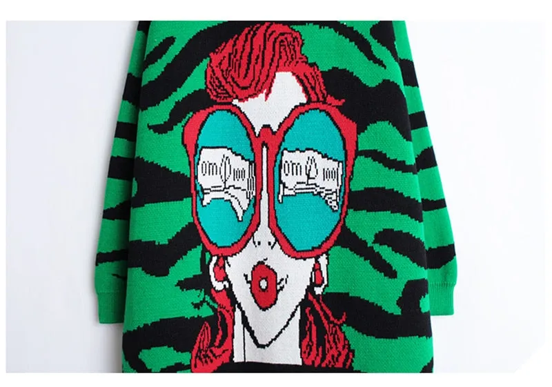 'Charle's Wonder' Zebra Print Jumper Dress