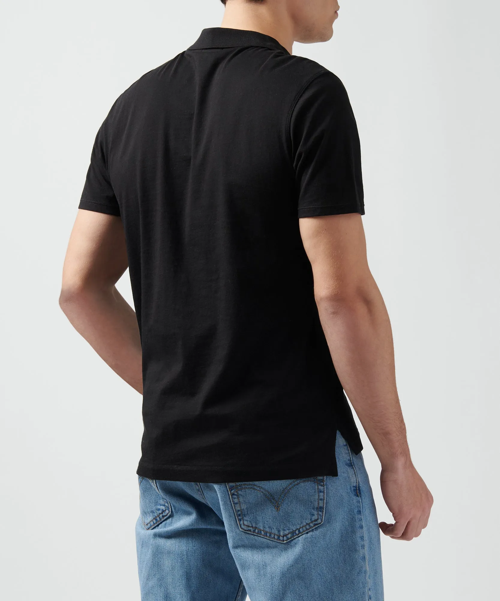 Classic Jersey Polo - Black