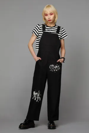 Crossbone Goth Overall