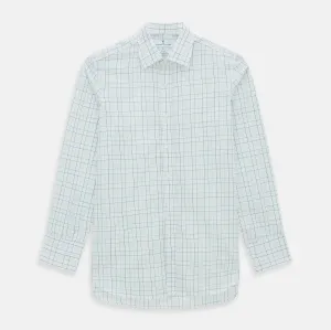 Dark Green Grid Check Mayfair Shirt
