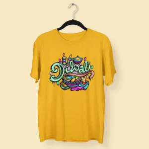 Diwali Round Neck Half Sleeve Classic T-Shirt