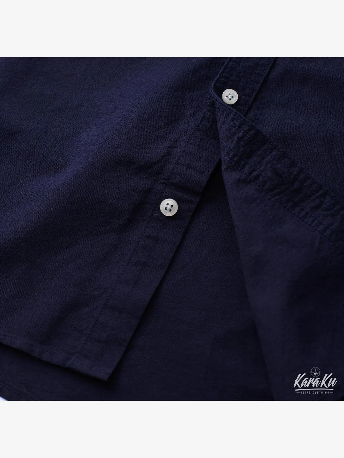 Elbow Patches Oxford Fabric Button-Down Shirt