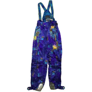 Goldwin Abstract Multi Pattern Snow Pants (Blue)