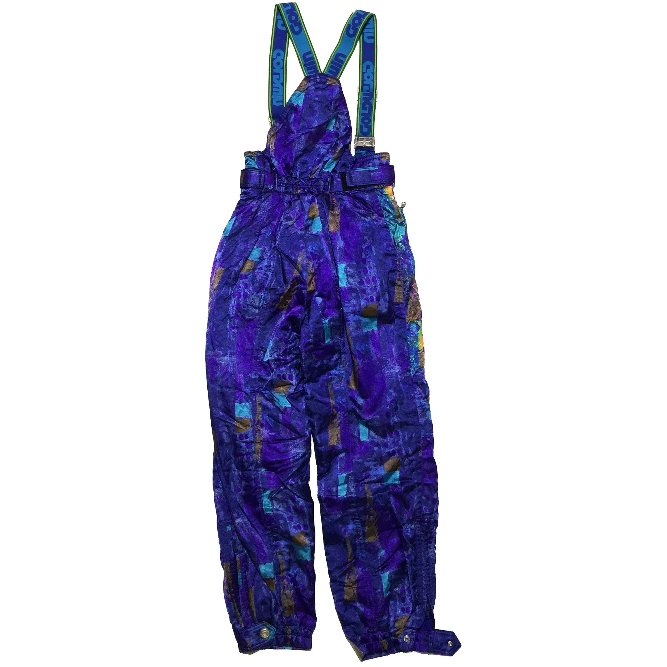 Goldwin Abstract Multi Pattern Snow Pants (Blue)