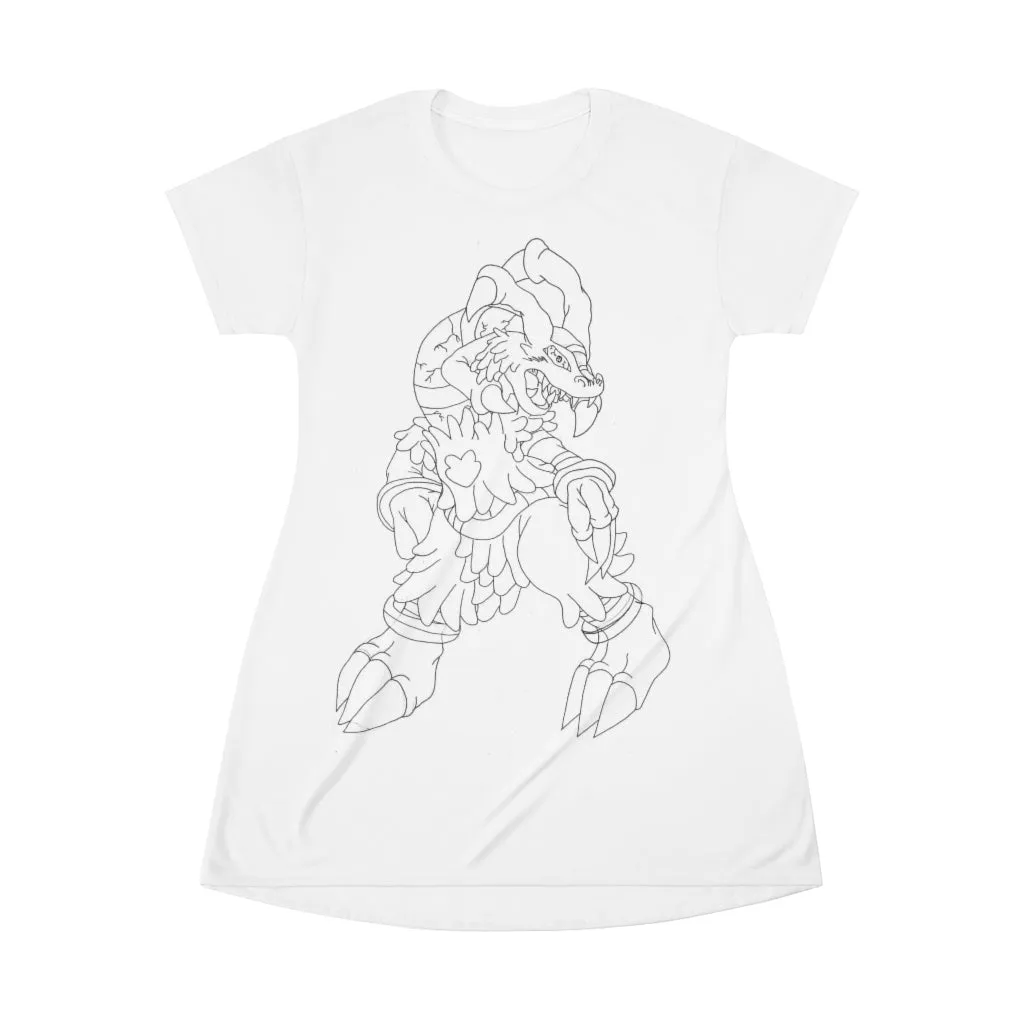 Gydro All Over Print T-Shirt Dress
