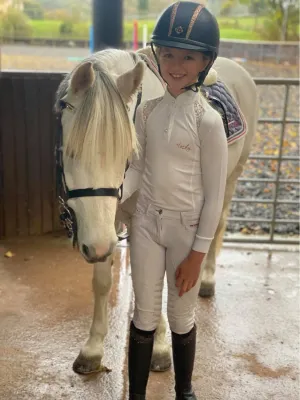 Hardy Equestrian Children's White Lace Show Shirt