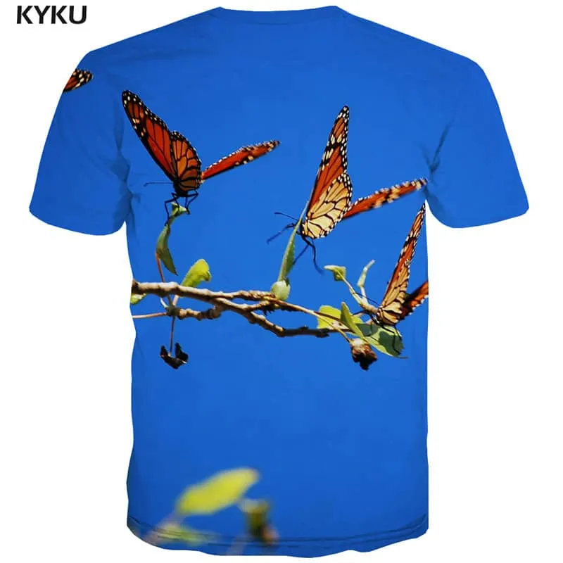 insect shirt Print clothes plant art costume Cool beautiful men