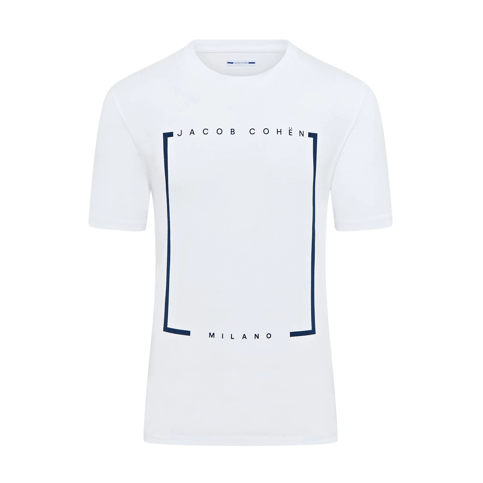 Jacob Cohen Branded Short Sleeve T-shirt (White)