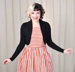 Jean Button Bolero Shrug