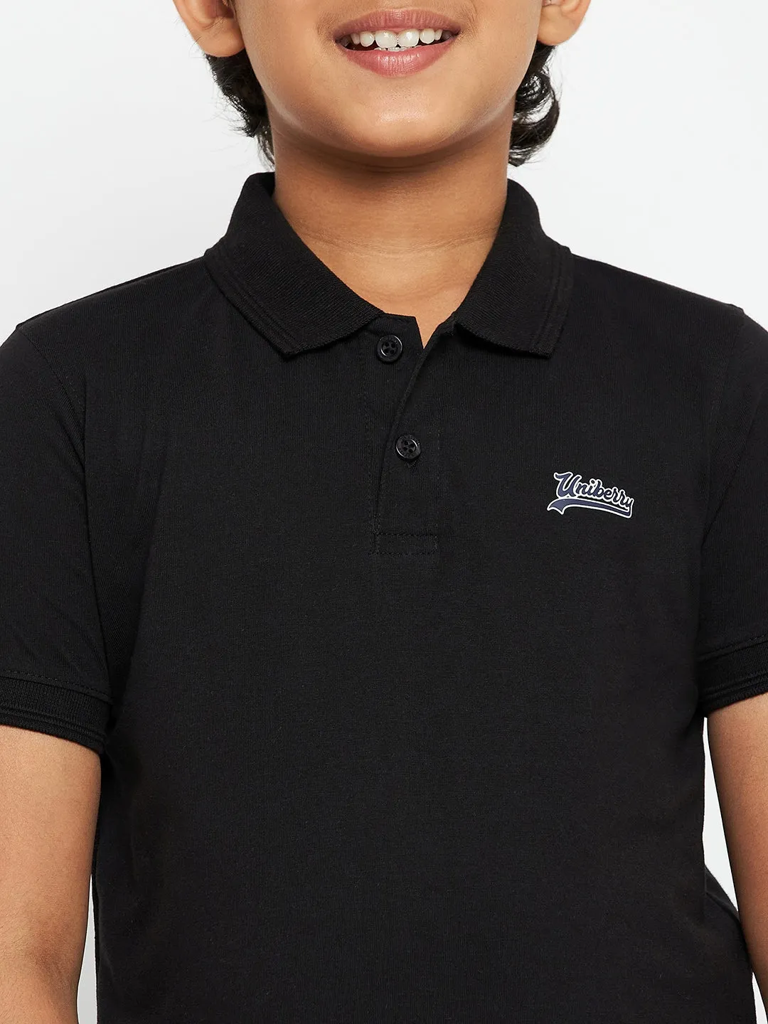 Junior Solid Polo T-Shirt
