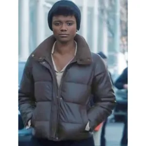 Katherine Renee Kane Fbi Brown Puffer Jacket