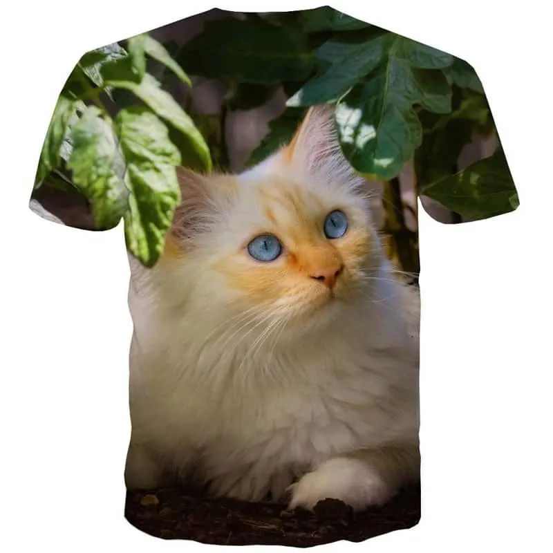kitten t shirt cat clothing art costume men Cool pet