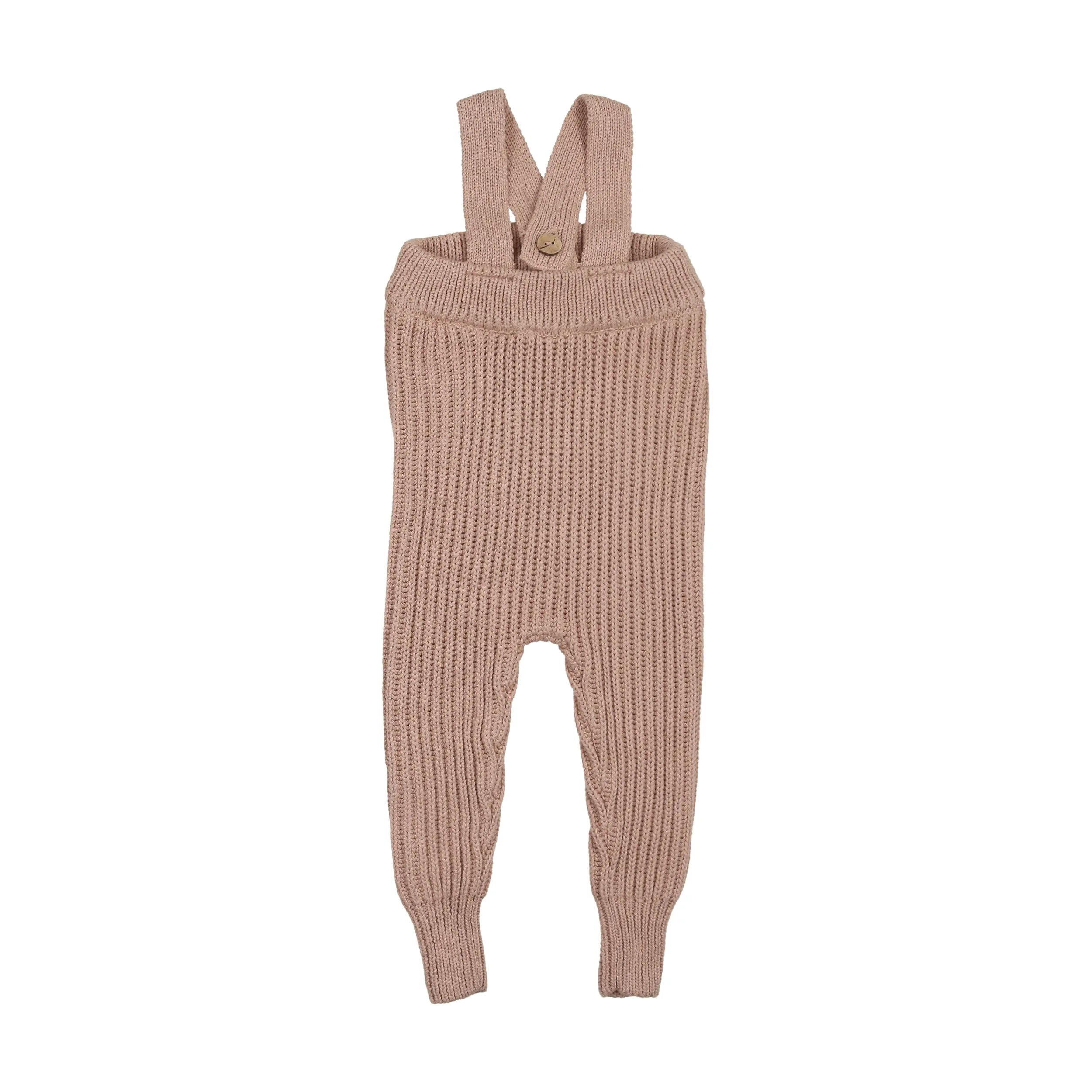 Knit overall and onesie - Oatmeal
