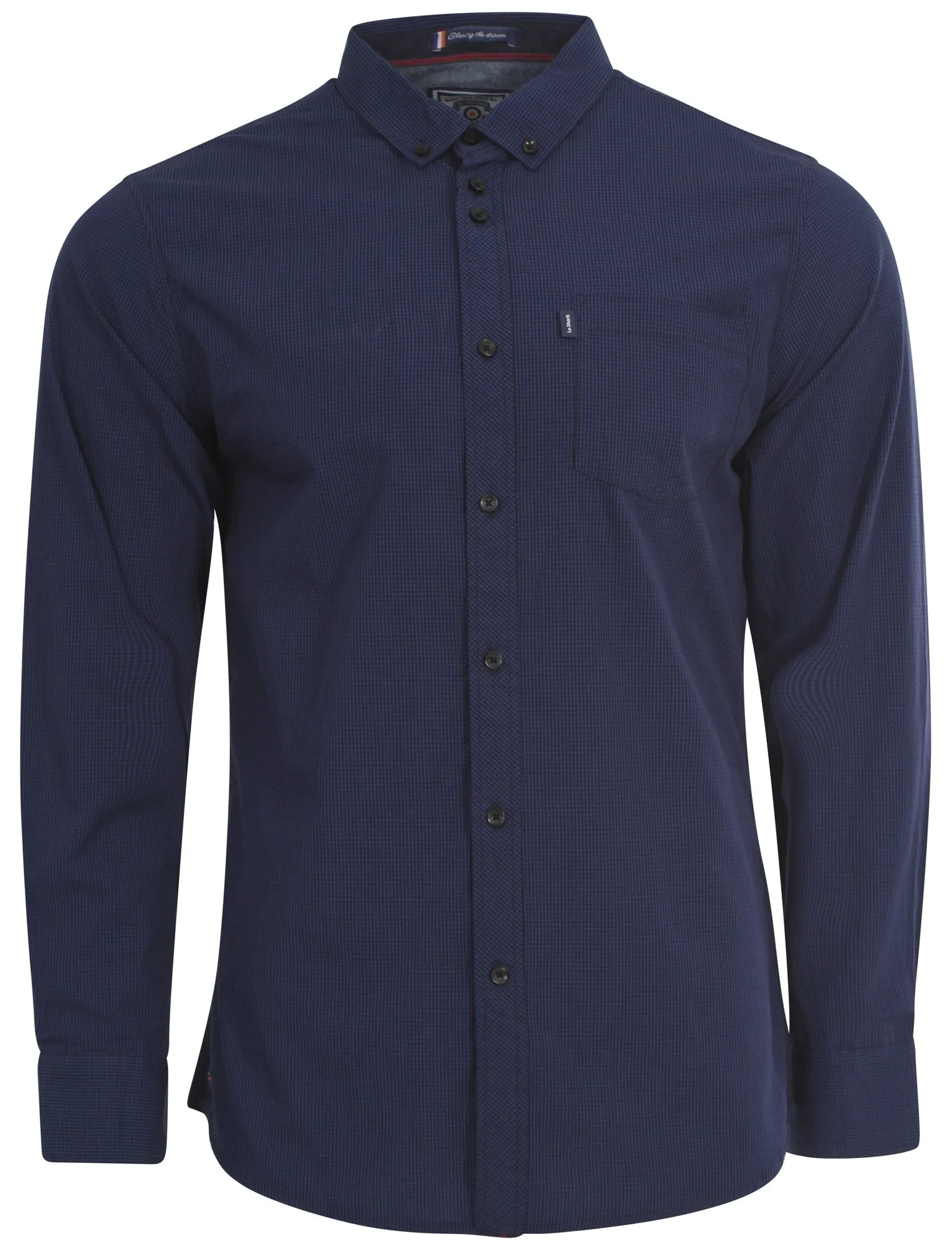 Le Shark Dolton cotton shirt in blue