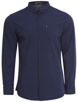 Le Shark Dolton cotton shirt in blue