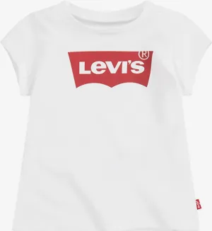 Levi's Kids T-shirt da ragazza manica corta Batwing Tee 4E4234-W5J white