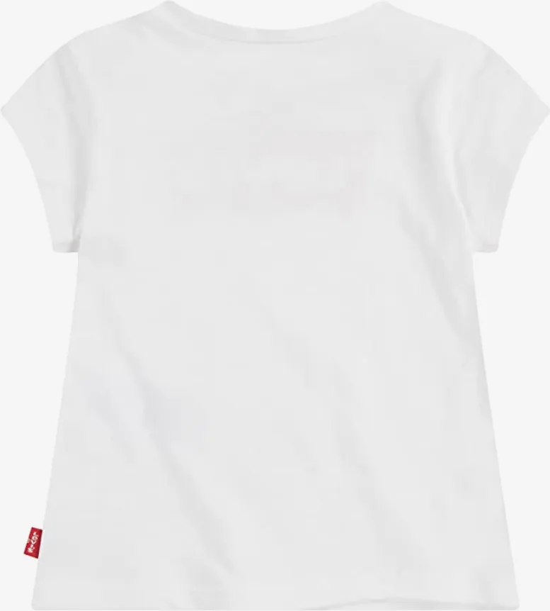 Levi's Kids T-shirt da ragazza manica corta Batwing Tee 4E4234-W5J white