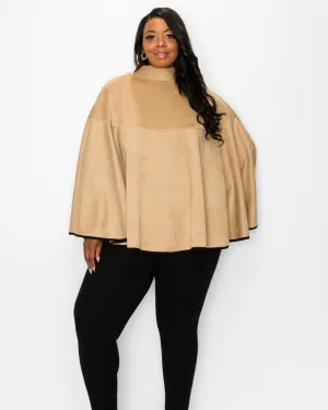Mary Suede Poncho | Coco